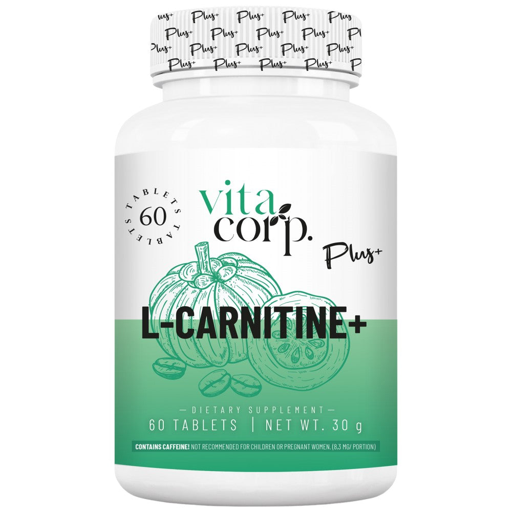 L-Carnitine+ | with Garcinia, CLA & Green Coffee - 60 Tablets - Nutra Best Europe