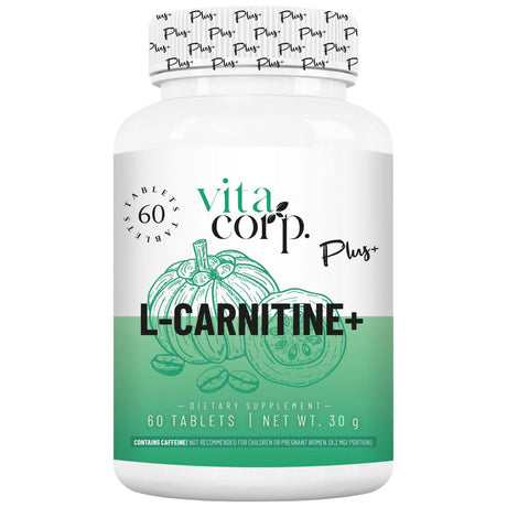 L-Carnitine+ | with Garcinia, CLA & Green Coffee - 60 Tablets - Nutra Best Europe
