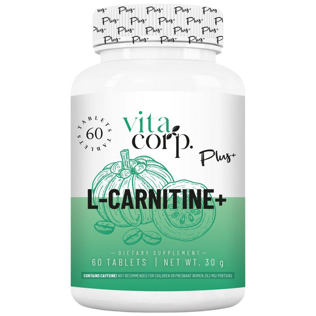 L-Carnitine+ | with Garcinia, CLA & Green Coffee - 60 Tablets - Nutra Best Europe