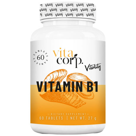 Vitamin B1 5.5 mg - 60 Tablets - Nutra Best Europe