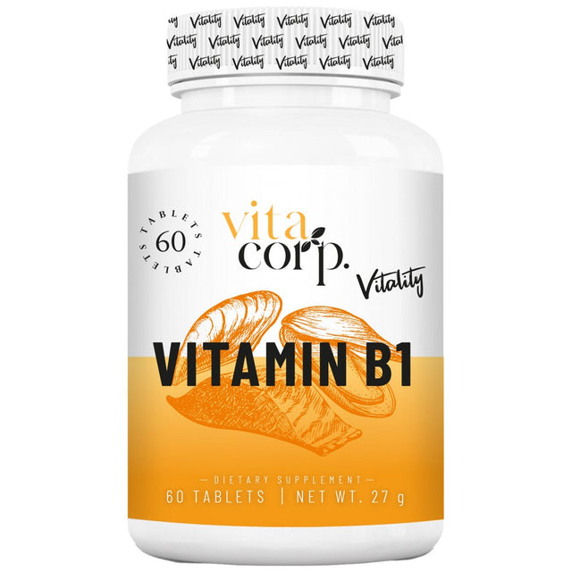 Vitamin B1 5.5 mg - 60 Tablets - Nutra Best Europe