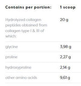 Collagen Hydrolyzed Peptides | Type I & III - 300 grams - Nutra Best Europe