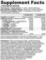 Vegán kollagén támogatás/hialuronsavval és aminosavakkal - 100 kapszula