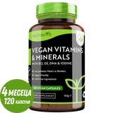 Vegán Essential Multivitamin /120 kapszula, 120 nap/ <tc>Nutravita</tc>