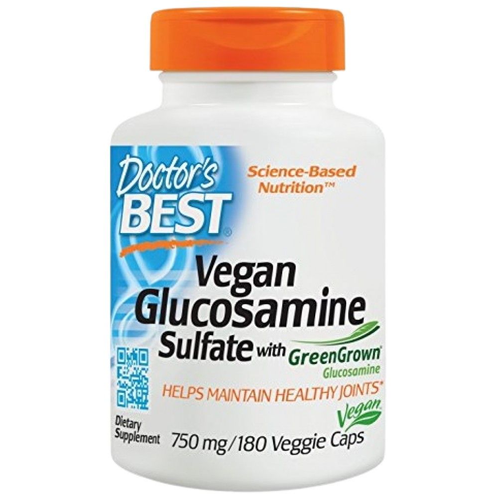 Vegán glükózamin-szulfát 750 mg | GreenGrown-nal - 180 kapszula