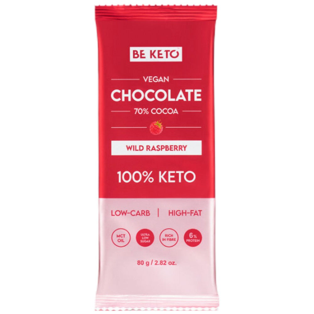 Vegán keto csokoládé | 70% kakaó - 80 gramm