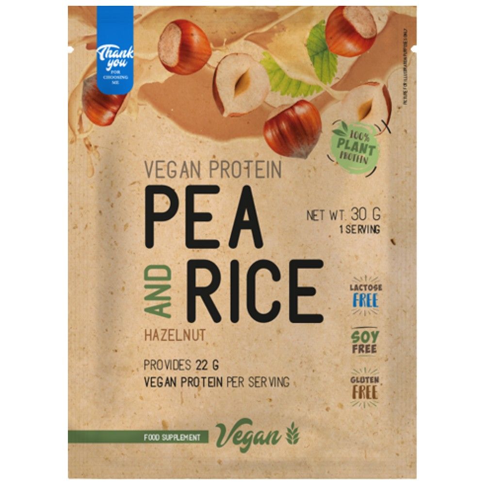 Vegán fehérje | Borsó és rizs - 30 gramm