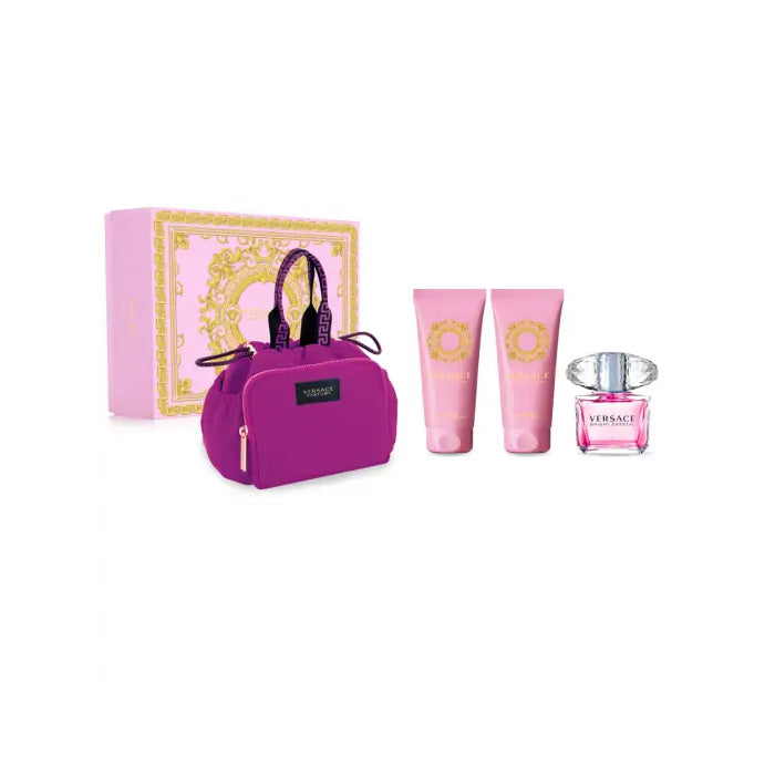<tc>VERSACE</tc> Bright Crystal Eau De Toilette Spray 90ml szett 4 darabos