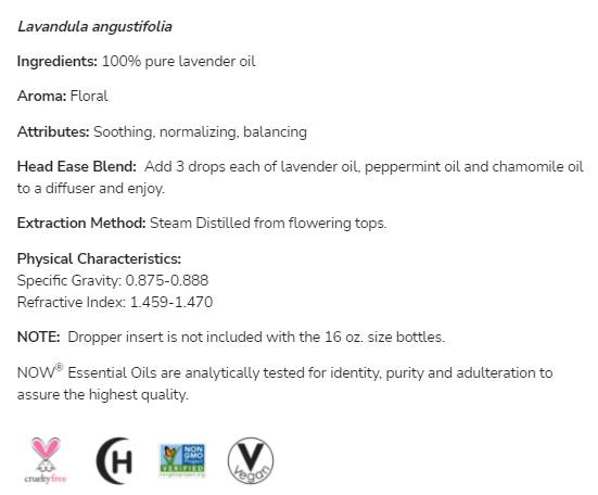 Lavender Oil | 100% Pure Lavandula Angustifolia - 30 ml - Nutra Best Europe