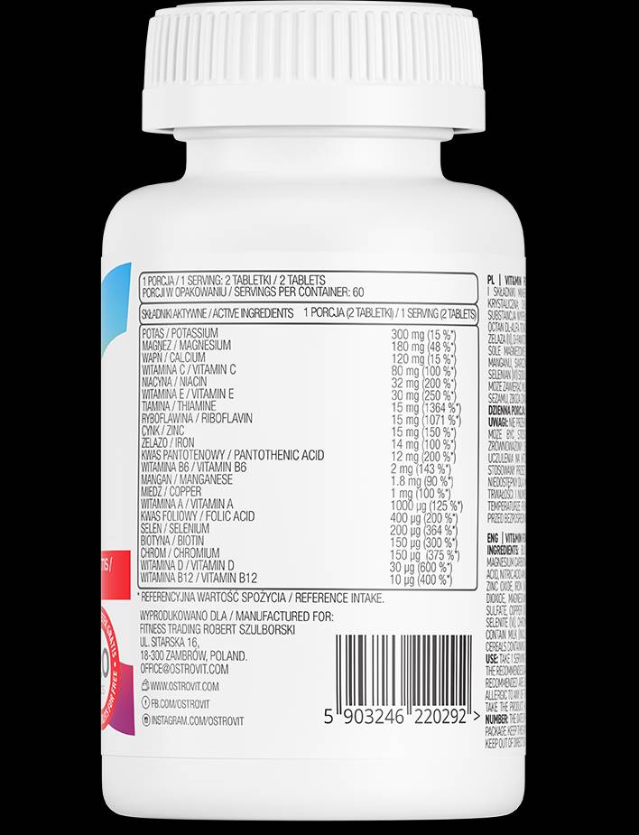 VIT&MIN Forte / Limited Edition 120 tabs - Nutra Best Europe