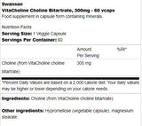 VitaCholine Kolin Bitartarát 300 mg 60 kapszula