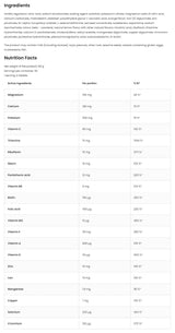 VitaandMinerals | Pezsgő vitaminok és ásványi anyagok 20 db oldható tabletta