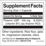 B-1-vitamin 100 mg - 250 kapszula