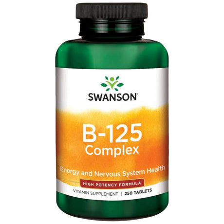 Vitamin B-125 Complex - High Potency 250 capsules - Nutra Best Europe