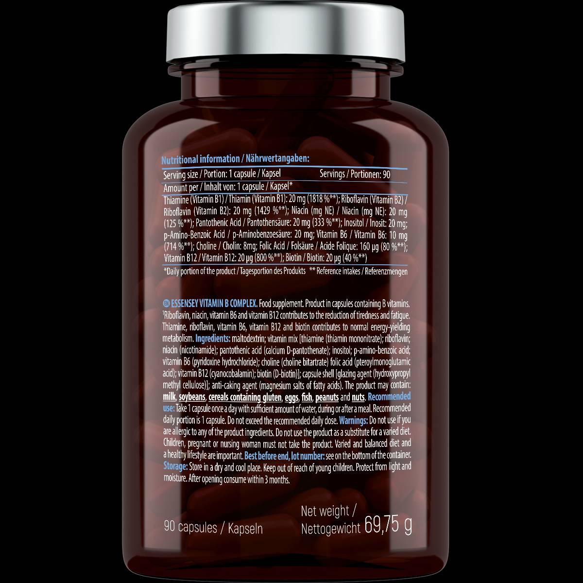 B-vitamin komplex - 90 kapszula