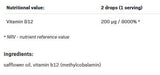 B12-vitamin metilcseppek - 30 ml