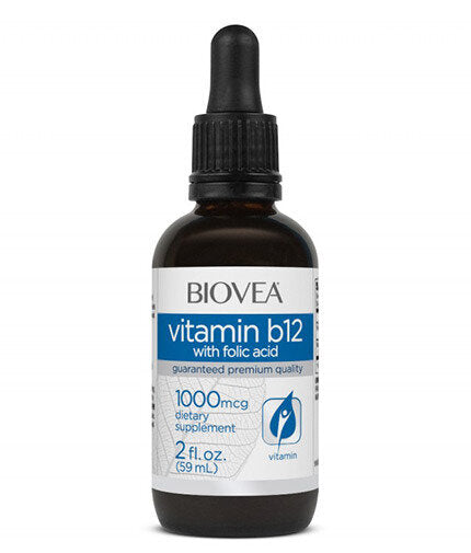 B12-vitamin és folsav cseppek 1000 mcg/60 ml