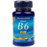 B6-vitamin/piridoxin 50 mg - 100 tabletta