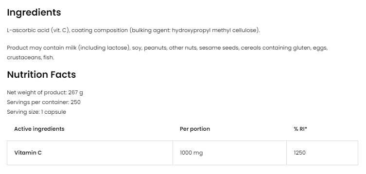 C-vitamin 1000 mg - 90 tabletta