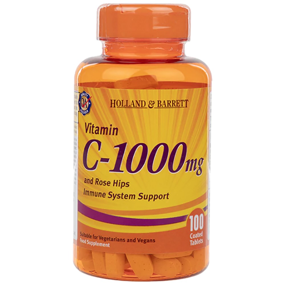 C-vitamin 1000 mg/csipkebogyóval & Bioflavonoidok - 100 kapszula