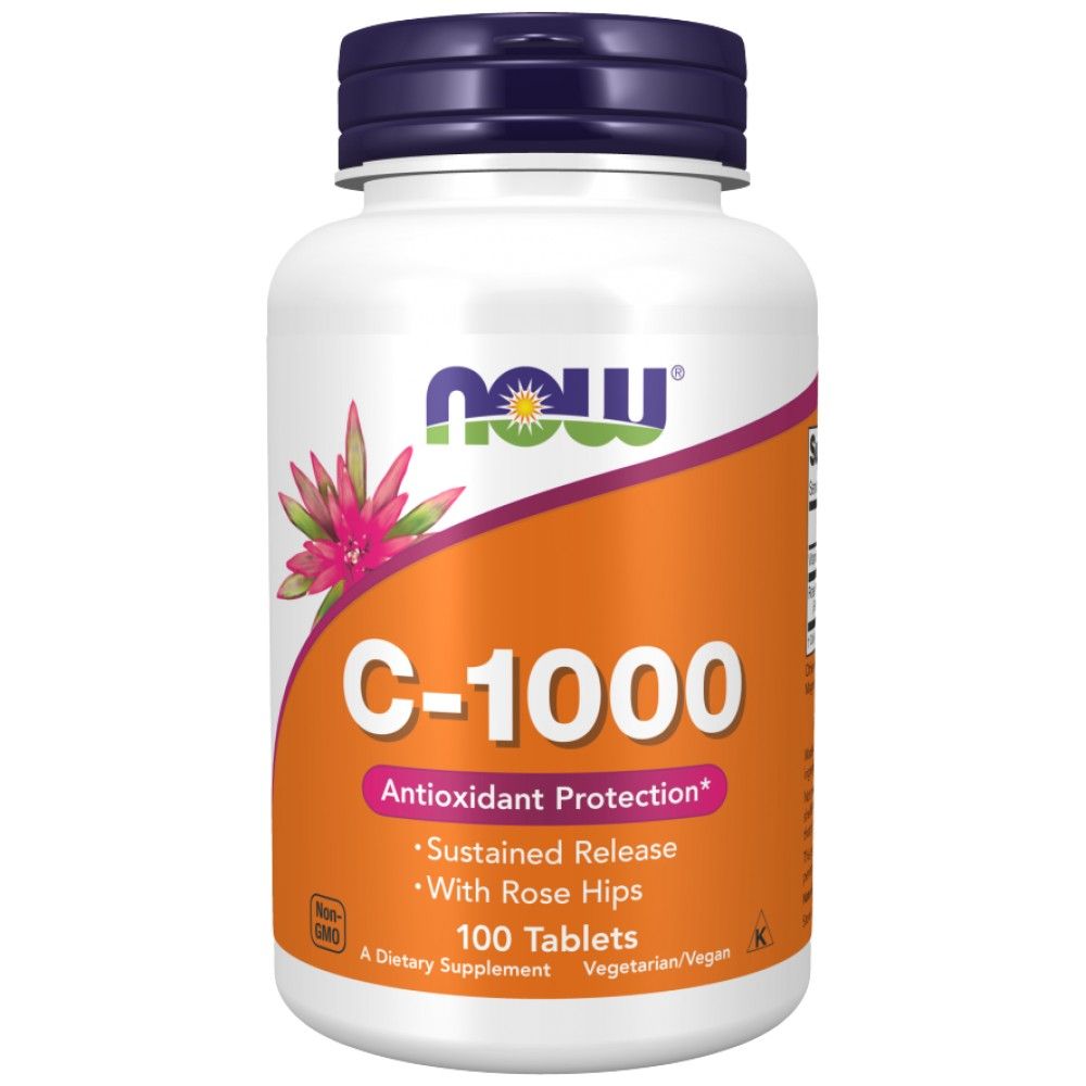 C-1000-vitamin csipkebogyóval/tartós felszabadulás – 100 tabletta