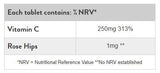 C-vitamin 250 mg | csipkebogyóval - 100 tabletta