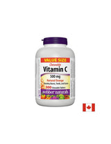 C-vitamin 500 mg rágótabletta - C-vitamin 500 mg, 300 rágótabletta <tc>Webber Naturals</tc>