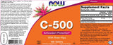 C-500-vitamin csipkebogyóval - 250 tabletta