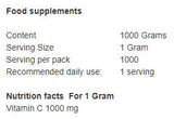 C-vitamin Antioxidáns | 100% C-vitamin por - 1000 gramm
