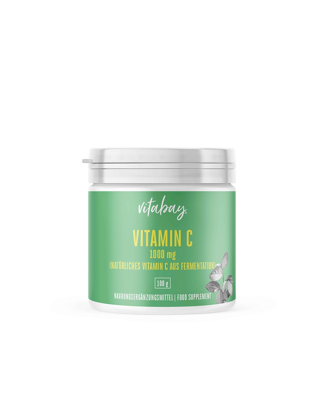 C-vitamin por - C-vitamin 1000 mg (vegán), 100 g por <tc>Vitabay</tc>