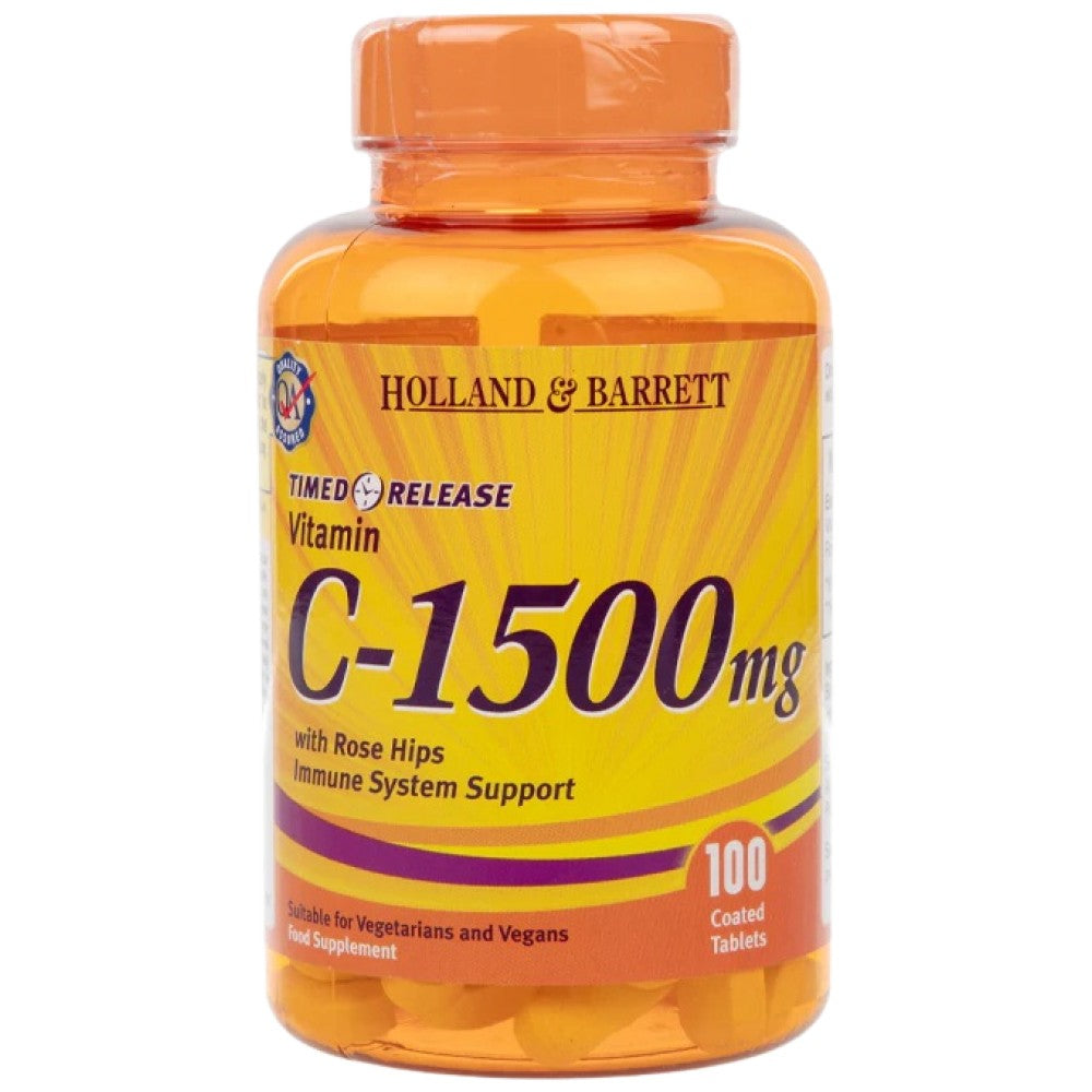 C-vitamin csipkebogyóval 1500 mg | Időzített kiadás - 100 tabletta