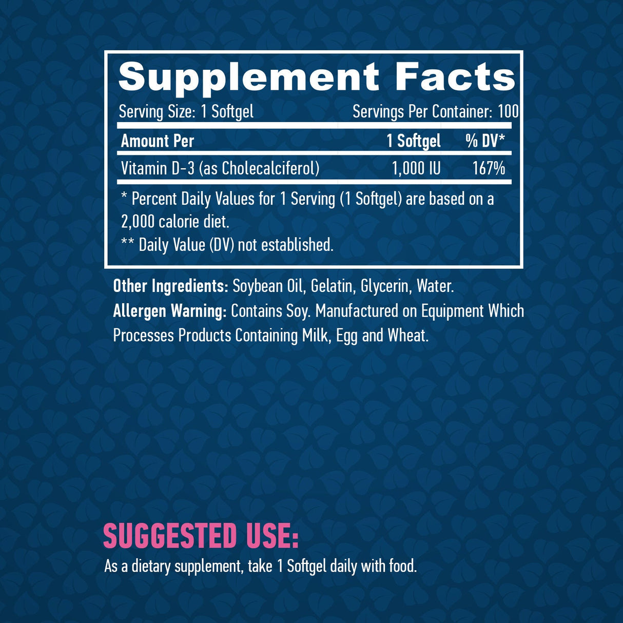 D-3-vitamin/1000 NE/100 lágyzselé