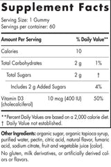 D3-vitamin Gummies Kids 400 NE - 120 gumicukor