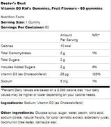 D3-vitamin Kid's Gummies - 60 gumicukor