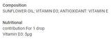 D3-vitamin folyadék | 200 NE cseppenként - 20 ml