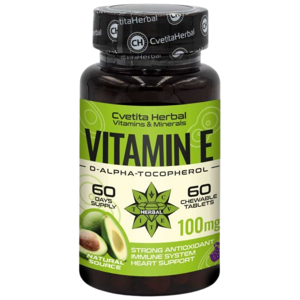E-vitamin 100 mg - 60 rágótabletta