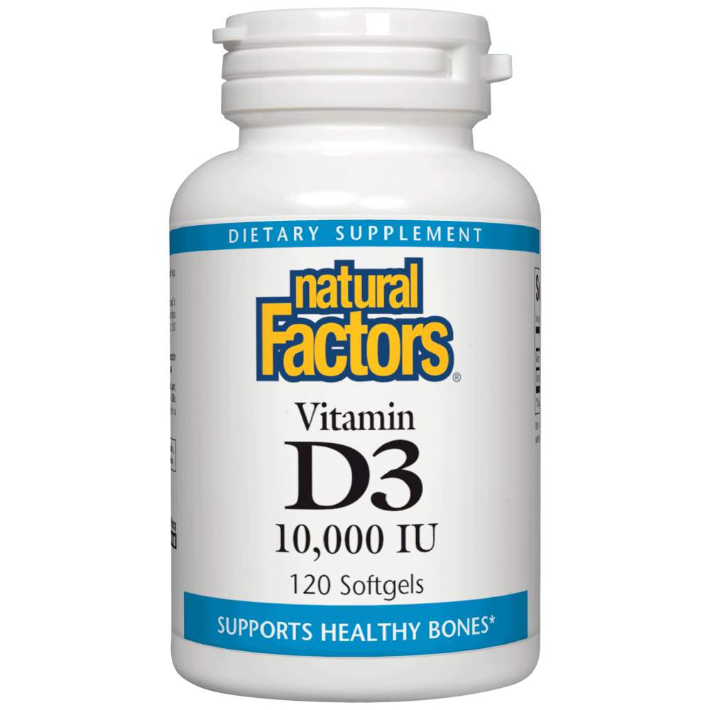 Vitamin D3 10,000 IU 120 Gel capsules - Nutra Best Europe