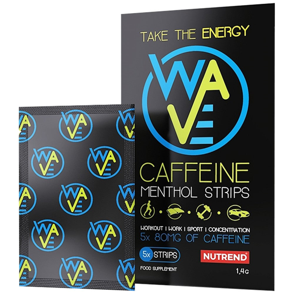 WAVE koffein mentol csíkok 5 csomag