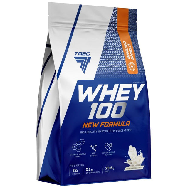 Whey 100 | High Quality Whey Protein Concentrate with Immuno Shield - 700 grams - Nutra Best Europe