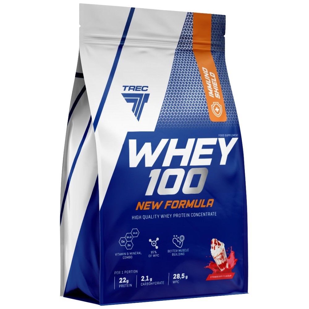 Whey 100 | High Quality Whey Protein Concentrate with Immuno Shield - 700 grams - Nutra Best Europe