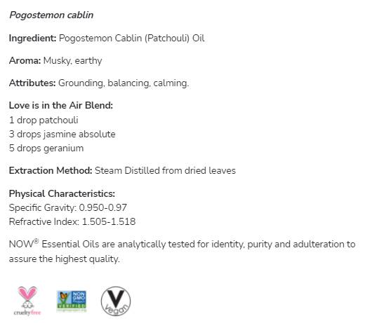 Patchouli Oil | 100% Pure Pogostemon Cablin - 30 ml - Nutra Best Europe