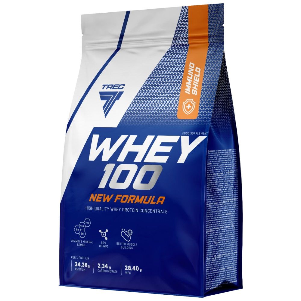 Whey 100 | High Quality Whey Protein Concentrate with Immuno Shield - 2000 grams - Nutra Best Europe