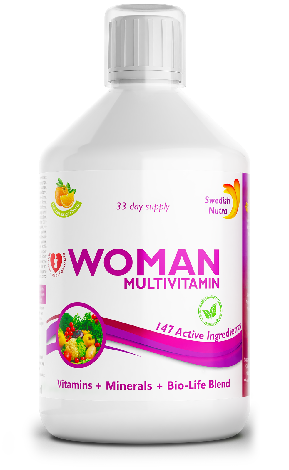 Női multivitamin nőknek kollagénnel 1497 mg - 147 hatóanyag /500 ml/