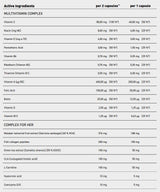 Női multivitamin | Halkollagén peptidekkel, hialuronsavval, CoQ10-zel, L-karnitinnel és CLA-val & Zöld tea - 90 kapszula