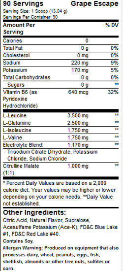 <tc>XTEND</tc> BCAA-k/Edzés közbeni katalizátor!/Új megjelenés - 1170 gramm