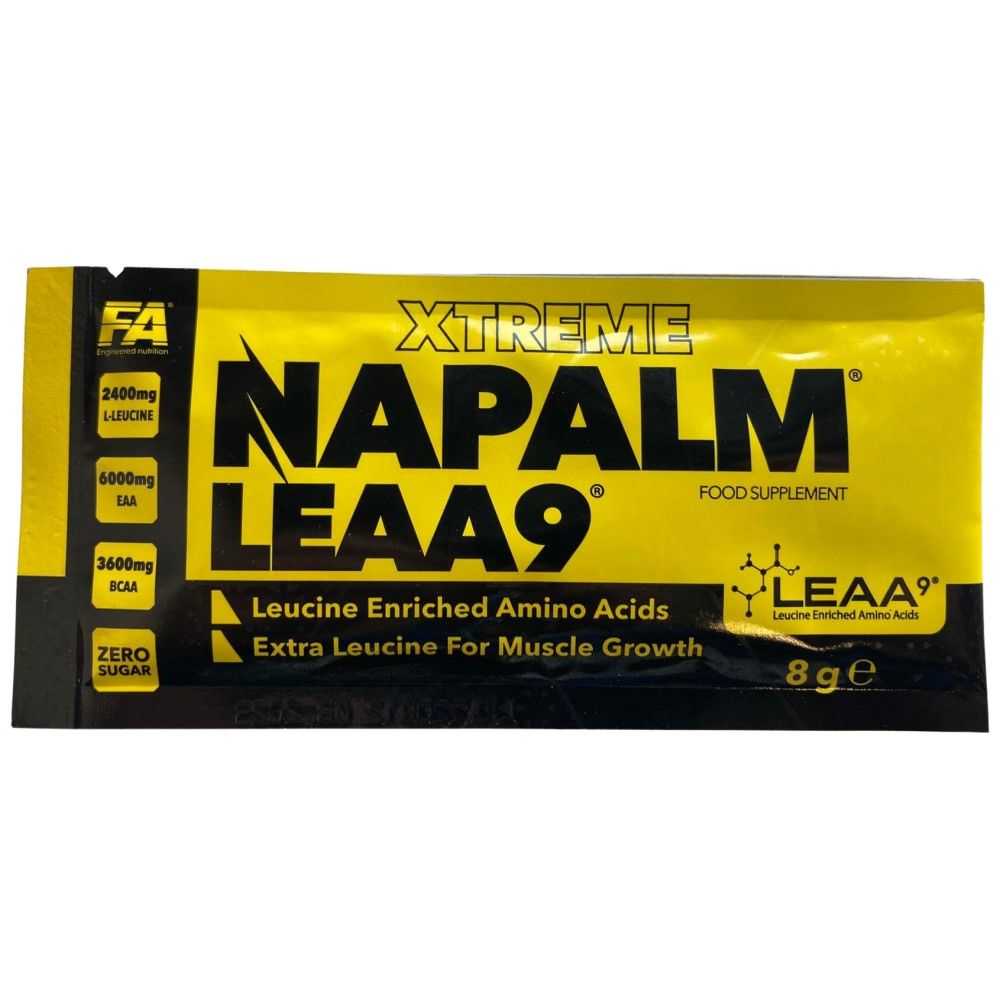 Xtreme Napalm LEAA 9 | Leucinnal dúsított esszenciális aminosavak - 8 gramm