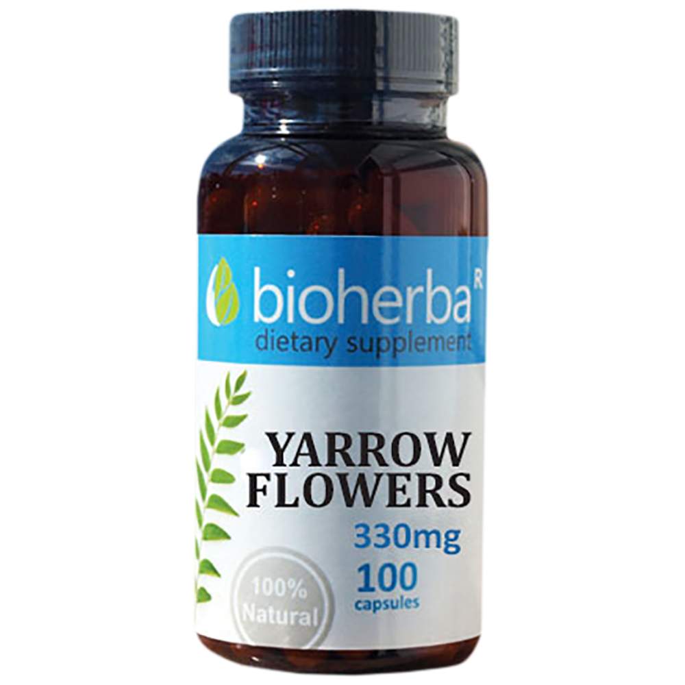 Yarrow Flowers 330 mg - 100 kapszula