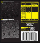 Vitamin C 1000 mg + Bioflavonoids | with Echinacea + Zinc - 120 Tablets - Nutra Best Europe