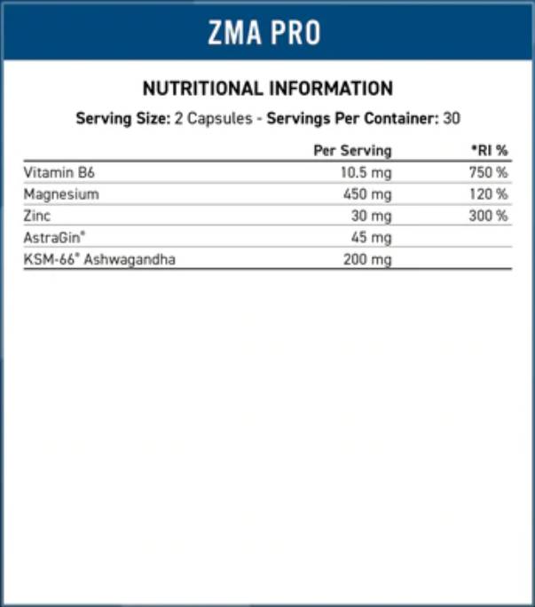 ZMA-Pro | KSM-66® Ashwagandha kivonattal - 60 kapszula
