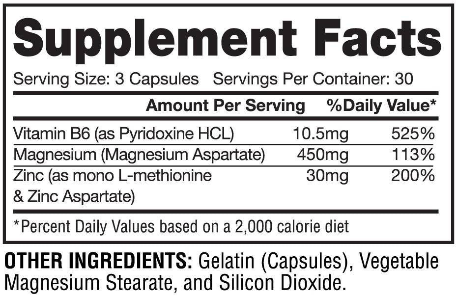 ZM-Complex / ZMA - 90 capsules - Nutra Best Europe